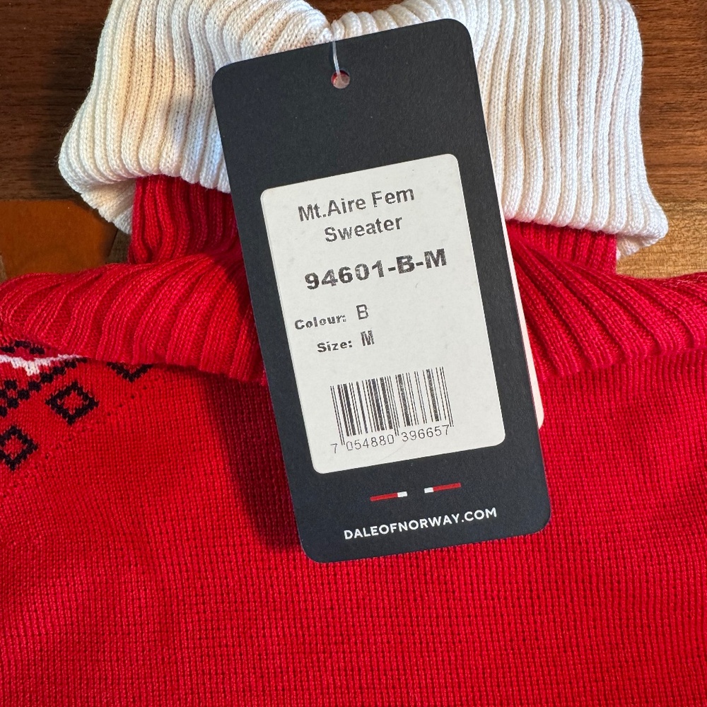 Dale of Norway Mt Aire Sweater NWT